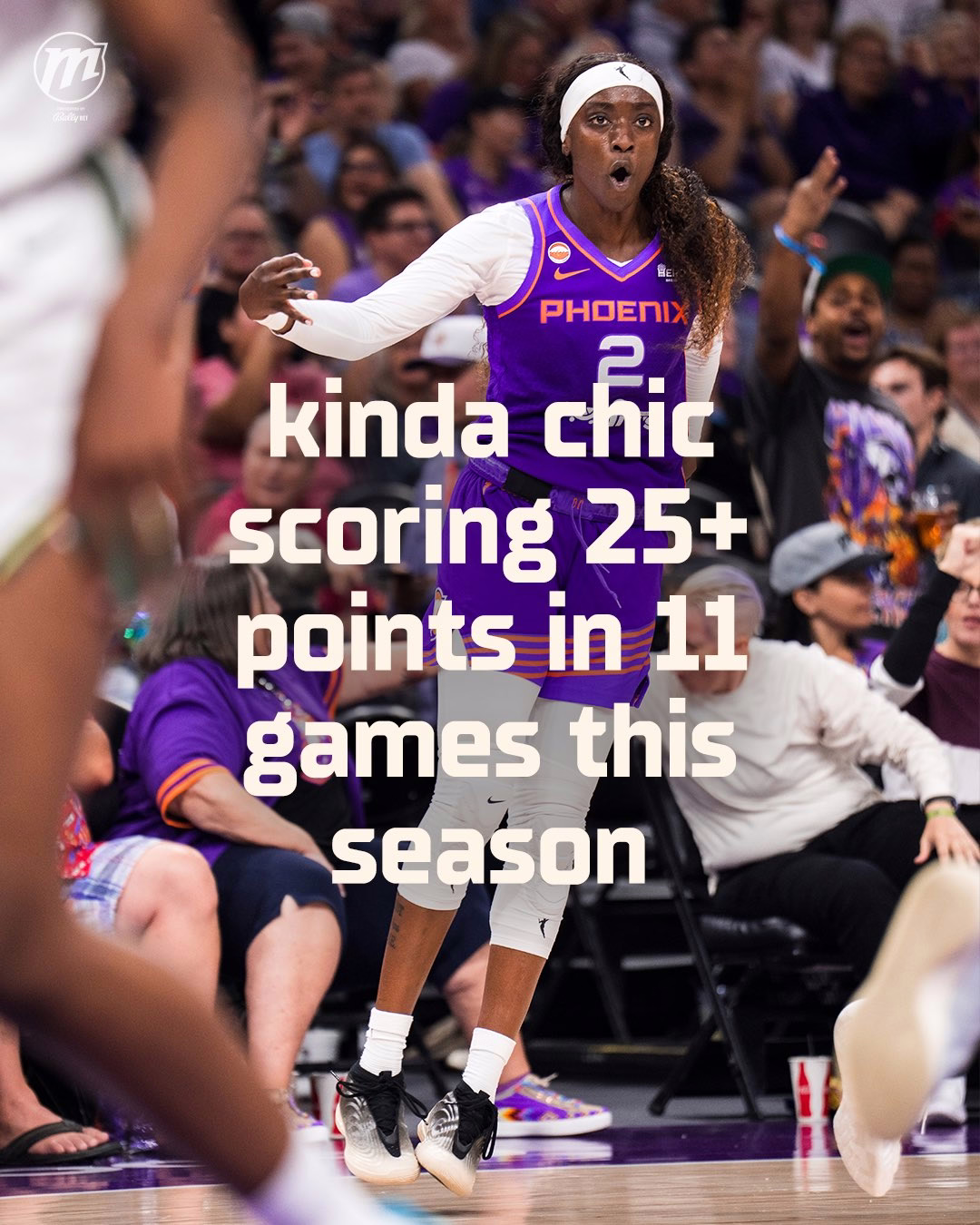 Kinda chic scoring 25+ points in 11 games this season